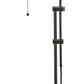 Metal Rectangular Desk Lamp With Adjustable Pole, Black By Benzara | Table Lamps |  Modishstore  - 4