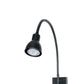 Metal Round Wall Reading Lamp With Plug In Switch, Black By Benzara | Wall Lamps |  Modishstore  - 5