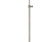 Metal Round 62" Floor Lamp With Adjustable Pole, Silver By Benzara | Floor Lamps |  Modishstore  - 4