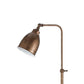 Metal Round 62" Floor Lamp With Adjustable Pole, Bronze By Benzara | Floor Lamps |  Modishstore  - 5