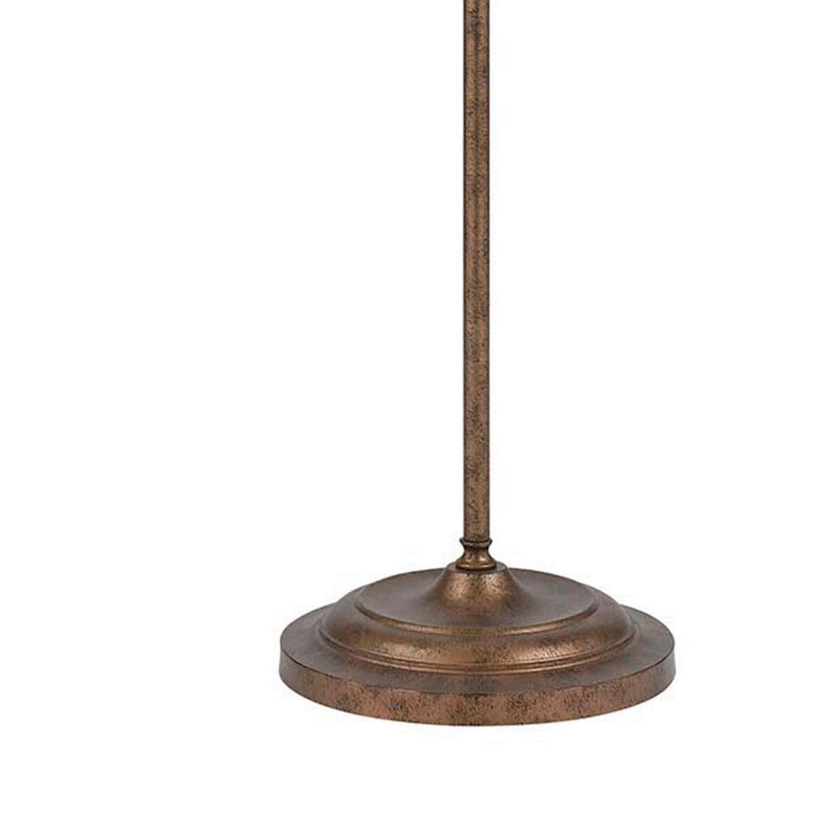 Metal Round 62" Floor Lamp With Adjustable Pole, Bronze By Benzara | Floor Lamps |  Modishstore  - 3