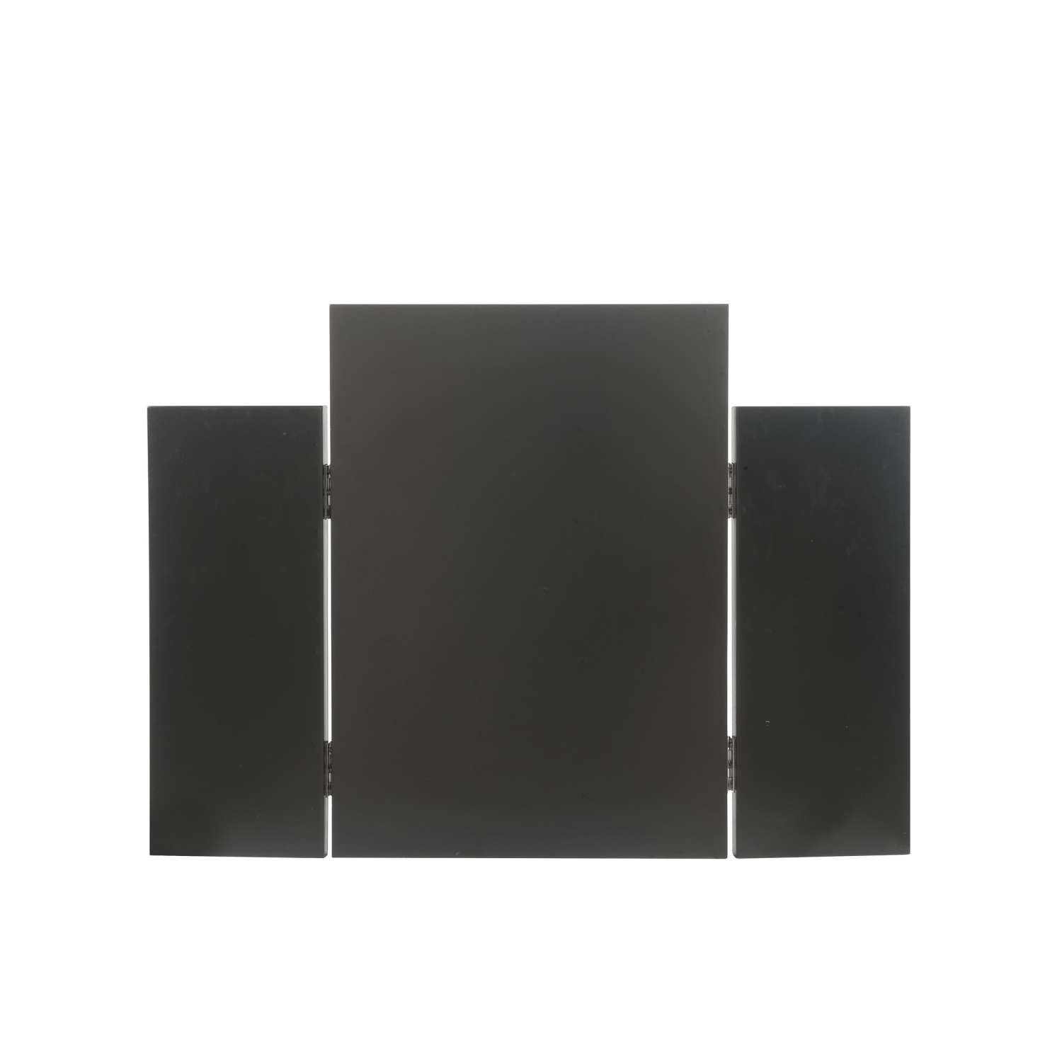 Tri Fold Mirror Panel Frame Accent Decor With Faux Diamond, Silver By Benzara | Decor |  Modishstore  - 5