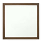 Transitional Style Wooden Frame Mirror With Grain Details, Brown By Benzara | Mirrors |  Modishstore 