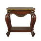 Wooden End Table With Open Bottom Shelf And Carved Details, Brown By Benzara | End Tables |  Modishstore 