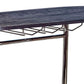 Oblong Shape Metal Bar Unit With Stemware Rack Gray And Chrome By Benzara | Cabinets | Modishstore - 4