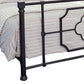 Open Frame Metal Tubular Queen Bed Black By Benzara | Beds | Modishstore - 5