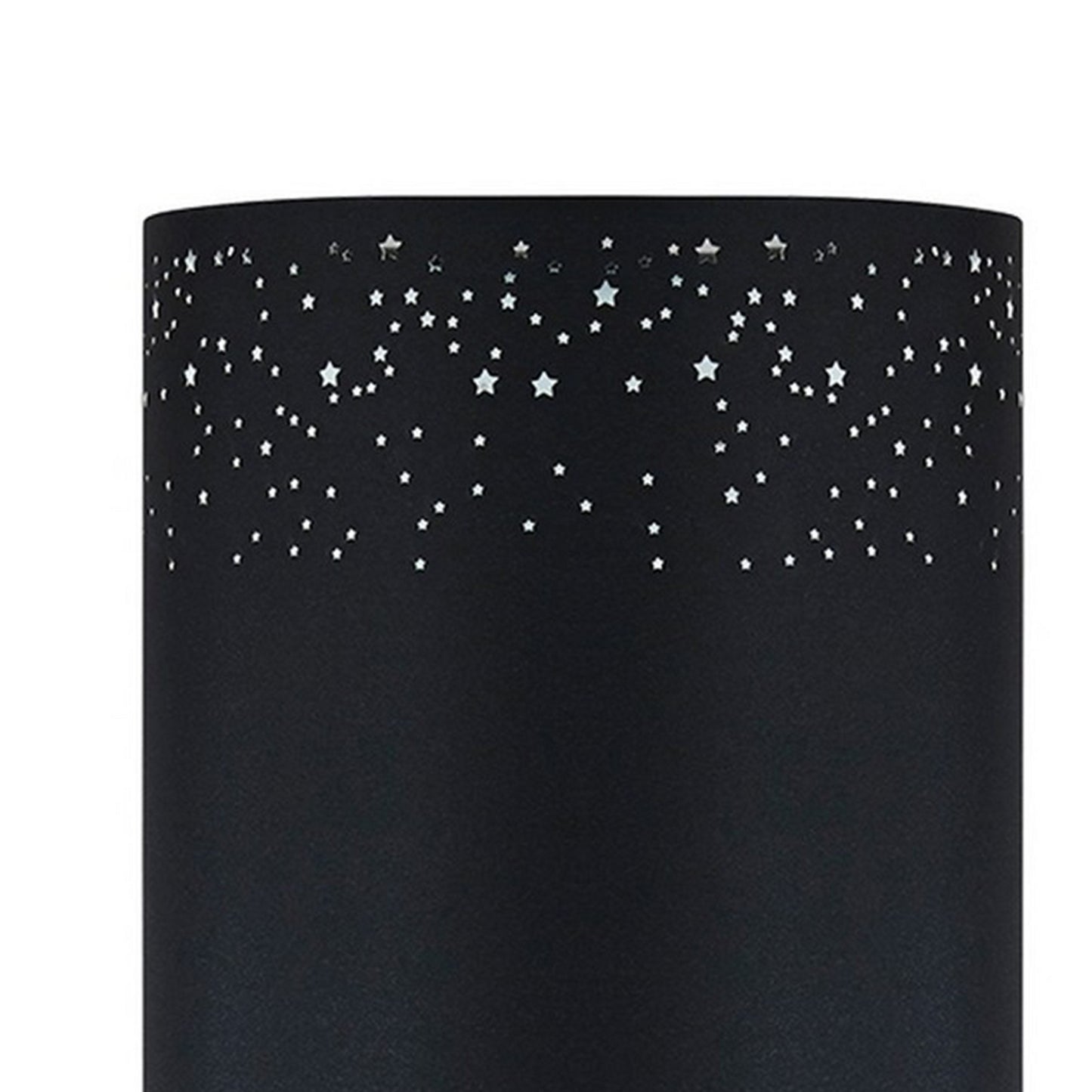 Rocket Ceramic Base Table Lamp With Fabric Shade Black And Gray By Benzara | Desk Lamps | Modishstore - 2