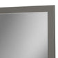 Rectangular Wall Mirror With Wooden Frame, Gray And Silver By Benzara | Mirrors |  Modishstore  - 5