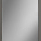 Rectangular Wall Mirror With Wooden Frame, Gray And Silver By Benzara | Mirrors |  Modishstore  - 4