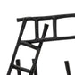 24 Inch Metal Ladder Sculpture With Stable Base, Black By Benzara | Sculptures |  Modishstore  - 2
