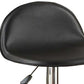 Adjustable Metal Bar Stool With Leatherette Seat, Set Of 2, Black By Benzara | Bar Stools |  Modishstore  - 3