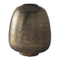 Vintage Style Vase With Hammered Texture Details, Set Of 2, Brass By Benzara | Vases |  Modishstore  - 3