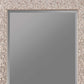 Rectangular Beveled Accent Floor Mirror With Glitter Mosaic Pattern, Silver By Benzara | Mirrors |  Modishstore  - 5