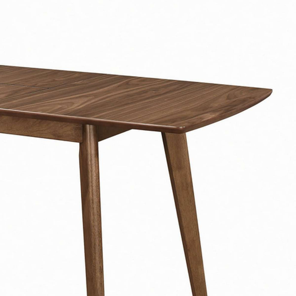 30 Inch Mid Century Modern Wooden Dining Table, Brown By Benzara | Dining Tables |  Modishstore  - 3