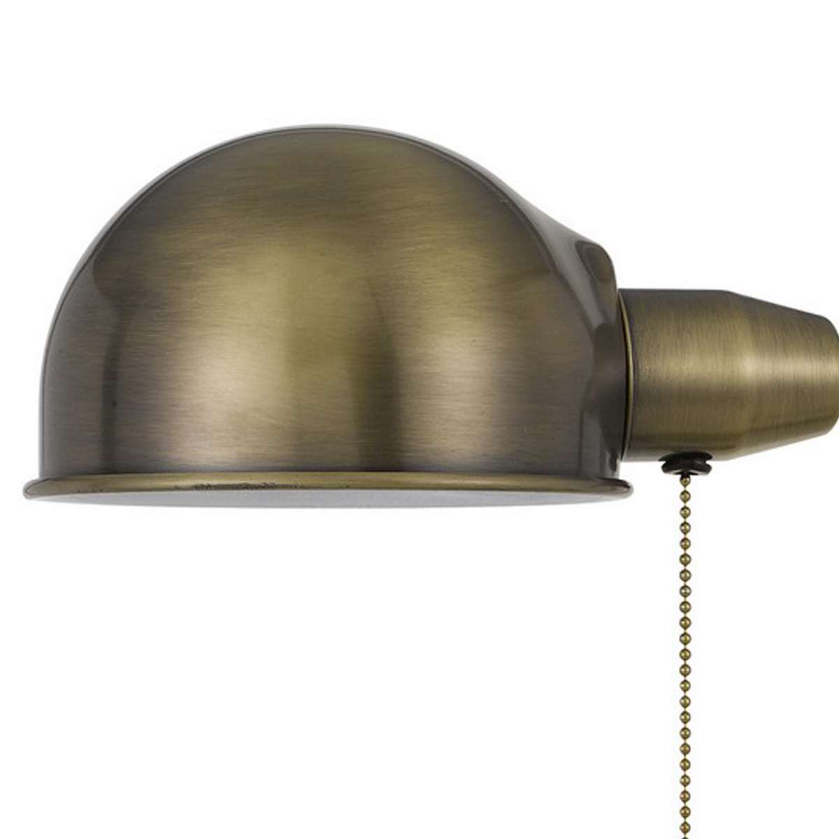 Adjustable Height Metal Desk Lamp With Dome Shade, Brass By Benzara | Table Lamps |  Modishstore  - 5