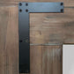75 Inch Reclaimed Wood Leaning Mirror With Metal Corner Accent, Brown By Benzara | Mirrors |  Modishstore  - 4