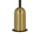 30" Metal Desk Lamp With Drum Style Shade, Brown And Gold By Benzara | Table Lamps |  Modishstore  - 3