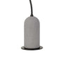 38" Metal Arm Desk Lamp With Cement Base, Black And White By Benzara | Table Lamps |  Modishstore  - 3