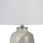 24" Ceramic Table Lamp With Pot Shaped Base, Green And White By Benzara | Table Lamps |  Modishstore  - 5