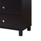 47.25 Inches 6 Drawer Dresser With Straight Legs Dark Brown By Benzara | Dressers | Modishstore - 5