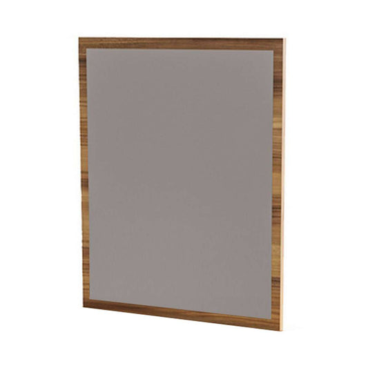 Rectangular Wooden Frame Mirror With Grain Details, Oak Brown By Benzara | Mirrors |  Modishstore 