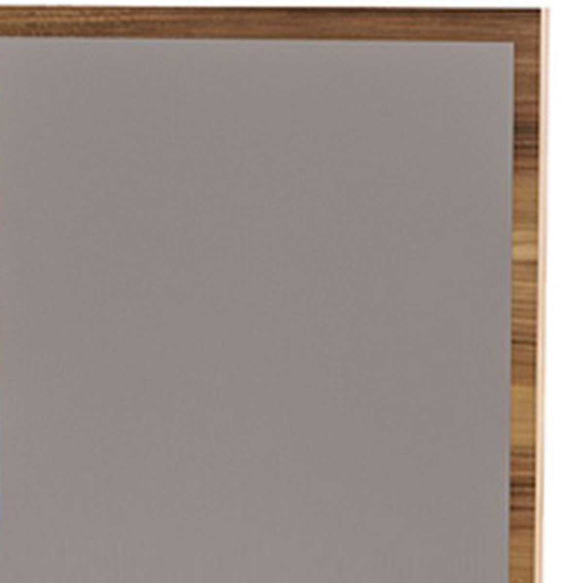 Rectangular Wooden Frame Mirror With Grain Details, Oak Brown By Benzara | Mirrors |  Modishstore  - 5