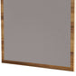 Rectangular Wooden Frame Mirror With Grain Details, Oak Brown By Benzara | Mirrors |  Modishstore  - 3