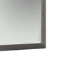 Rectangular Mirror With Faux Concrete Frame, Gray By Benzara | Mirrors |  Modishstore  - 3