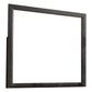 39 Inch Contemporary Wooden Frame Mirror, Gray By Benzara | Mirrors |  Modishstore 