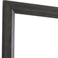 39 Inch Contemporary Wooden Frame Mirror, Gray By Benzara | Mirrors |  Modishstore  - 3