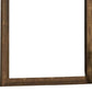 39 Inch Square Wooden Frame Rustic Mirror, Walnut By Benzara | Mirrors |  Modishstore  - 4