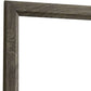35 Inch Transitional Style Wooden Frame Mirror, Gray By Benzara | Mirrors |  Modishstore  - 3