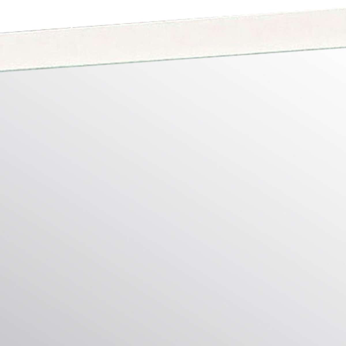 32 Inch Contemporary Style Wooden Frame Mirror, White By Benzara | Mirrors |  Modishstore  - 4