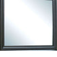 32 Inch Transitional Style Wooden Frame Mirror, Antique Gray By Benzara | Mirrors |  Modishstore  - 4