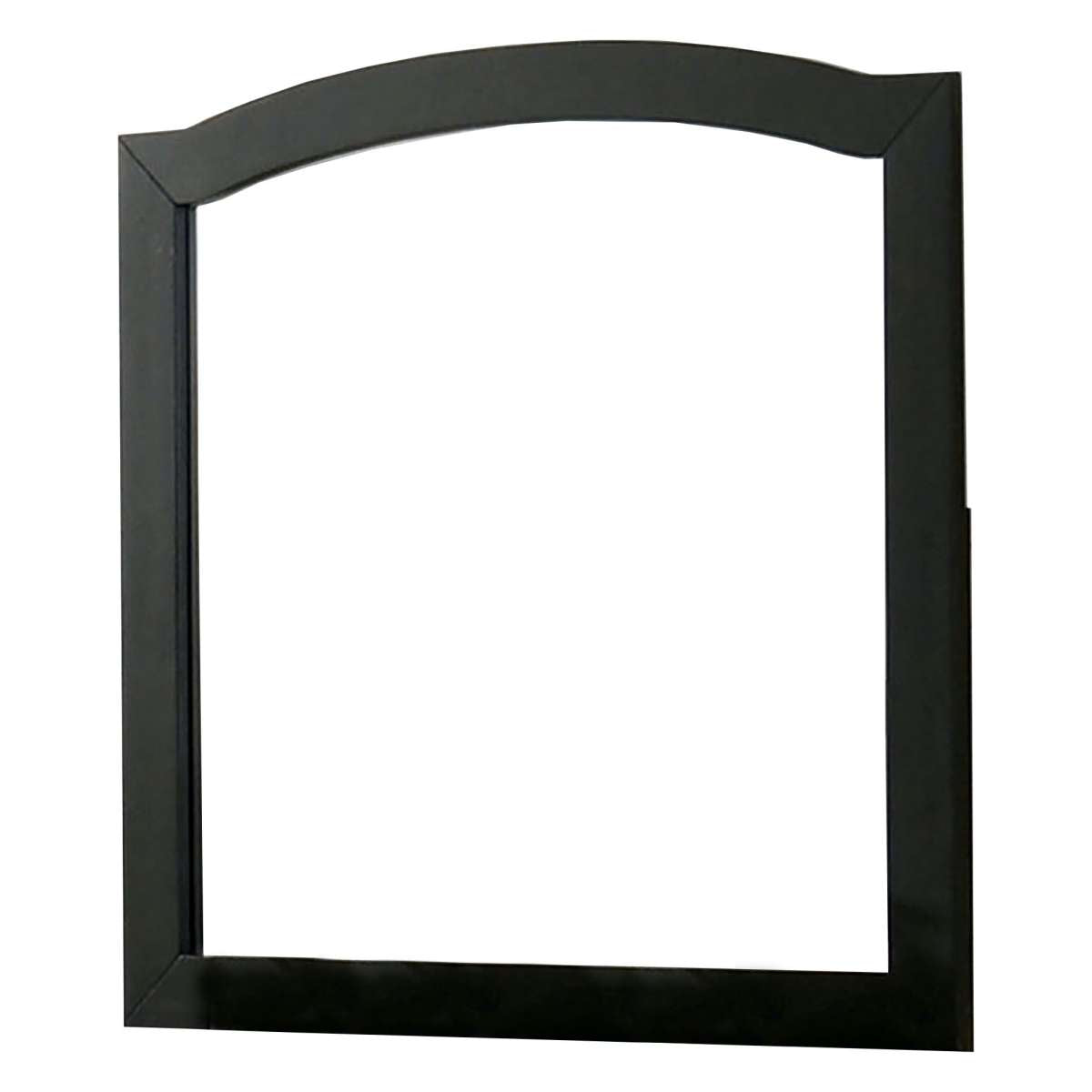 35 Inch Transitional Style Wooden Frame Square Mirror, Black By Benzara | Mirrors |  Modishstore 