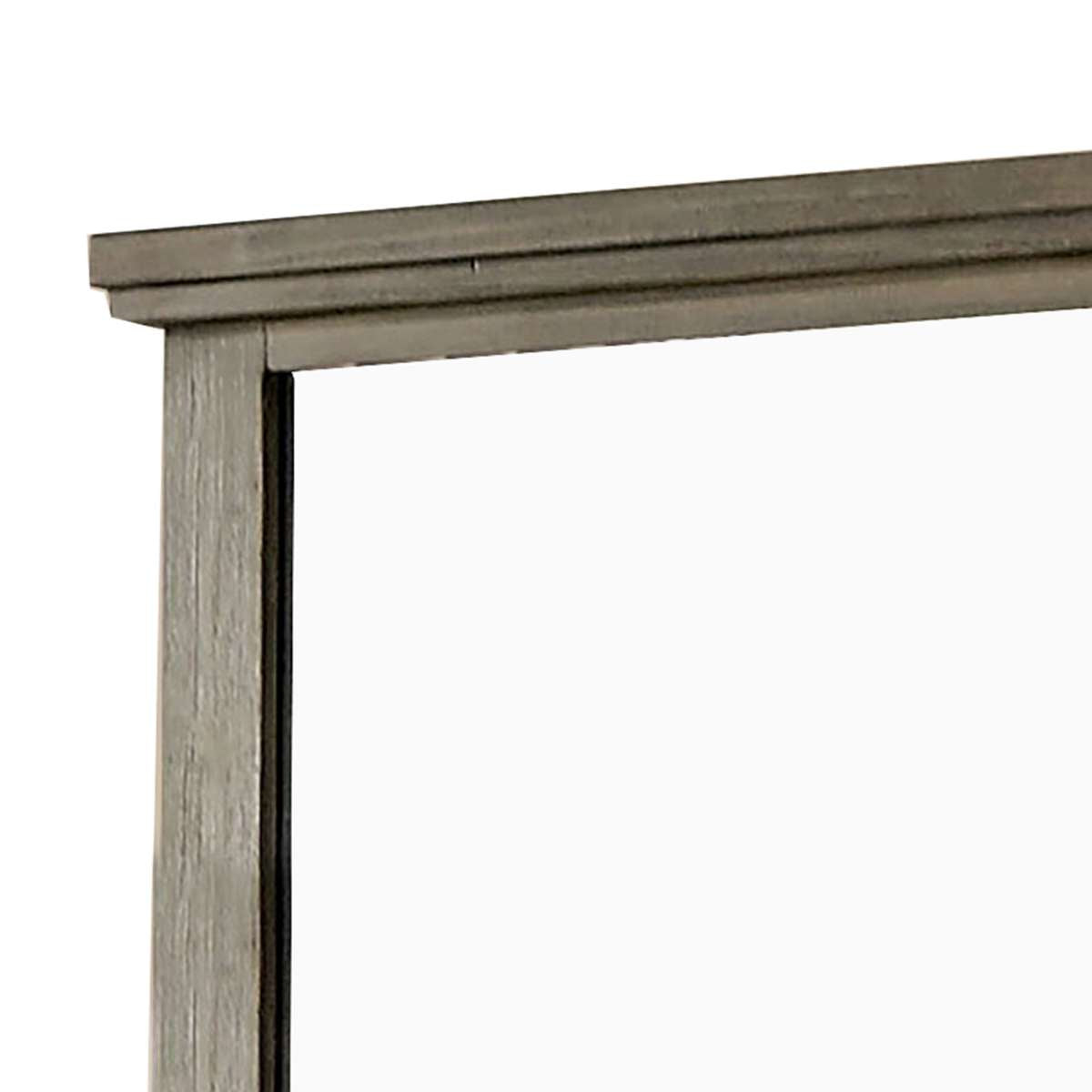 45 Inch Transitional Style Wooden Frame Mirror, Gray By Benzara | Mirrors |  Modishstore  - 3