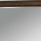 42 Inch Rectangular Wooden Frame Transitional Mirror, Brown By Benzara | Mirrors |  Modishstore  - 4