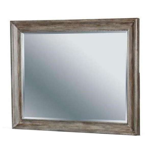 36 Inch Rectangular Mirror With Wooden Frame, Brown By Benzara | Mirrors |  Modishstore 