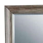 36 Inch Rectangular Mirror With Wooden Frame, Brown By Benzara | Mirrors |  Modishstore  - 3