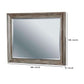 36 Inch Rectangular Mirror With Wooden Frame, Brown By Benzara | Mirrors |  Modishstore  - 2