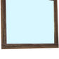 39 Inch Mirror With Rectangular Wooden Frame, Brown By Benzara | Mirrors |  Modishstore  - 4