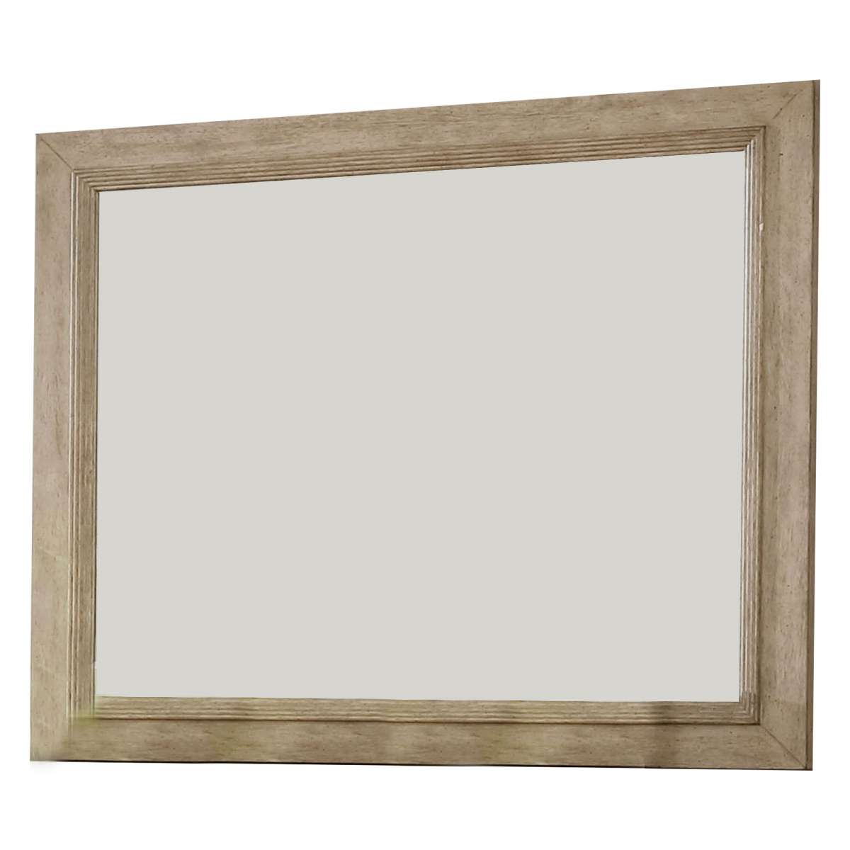 36 Inch Wooden Frame Mirror With Molded Details, Brown By Benzara | Mirrors |  Modishstore 