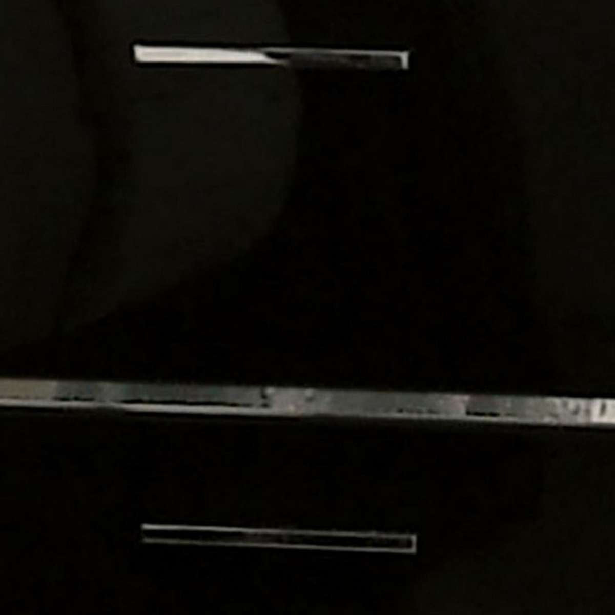 Two Drawer Nightstand With Usb Charger And Bar Handle Pulls, Black By Benzara | Nightstands |  Modishstore  - 4