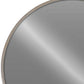36 Inch Contemporary Round Metal Wall Mirror, Silver By Benzara | Mirrors |  Modishstore  - 5