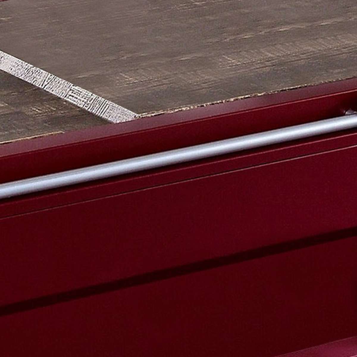 Container Style Coffee Table With Sliding Doors, Red By Benzara | Coffee Tables |  Modishstore  - 4