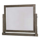 51 Inch Rustic Wooden Mirror With Tilting Frame, Gray By Benzara | Mirrors |  Modishstore 