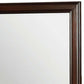 35 Inch Transitional Style Wooden Frame Mirror, Cherry By Benzara | Mirrors |  Modishstore  - 3