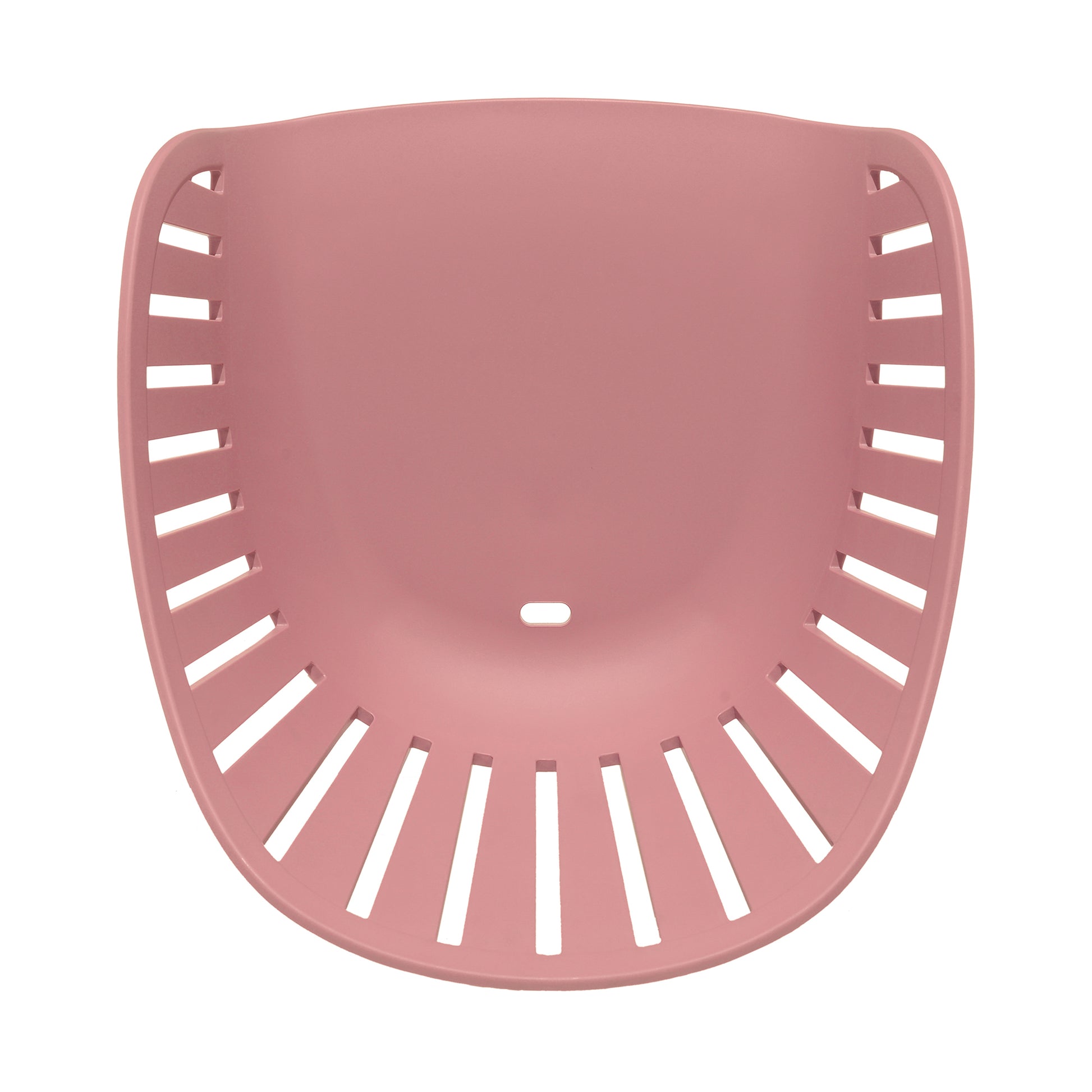 17 Inches Bucket Seat Outdoor Plastic Arm Chair Set Of 2 Pink By Benzara | Armchairs | Modishstore - 4