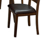 Wooden Dining Table With Ladder Back Style Chairs Set Of 5 Brown By Benzara | Dining Tables | Modishstore - 4