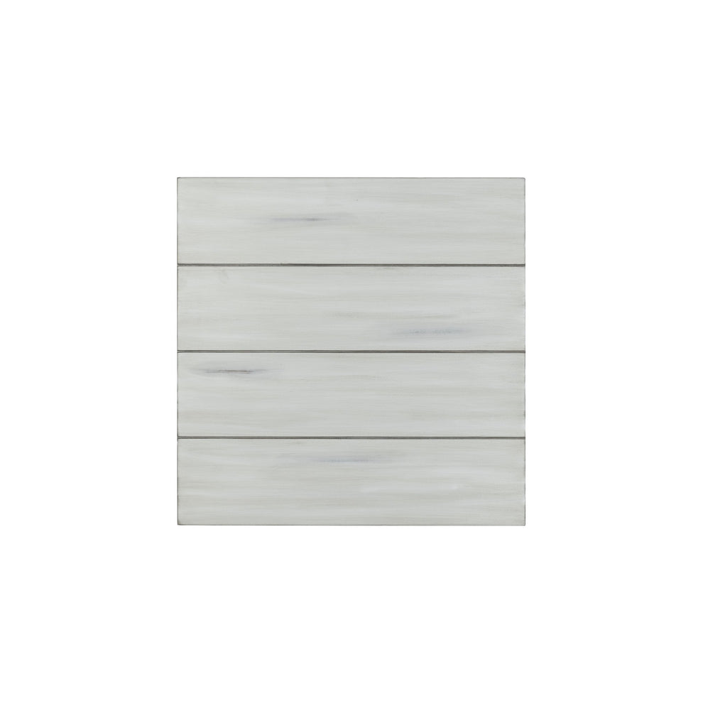 1 Open Shelf Wooden End Table With X Shaped Accents White By Benzara | End Tables | Modishstore - 5